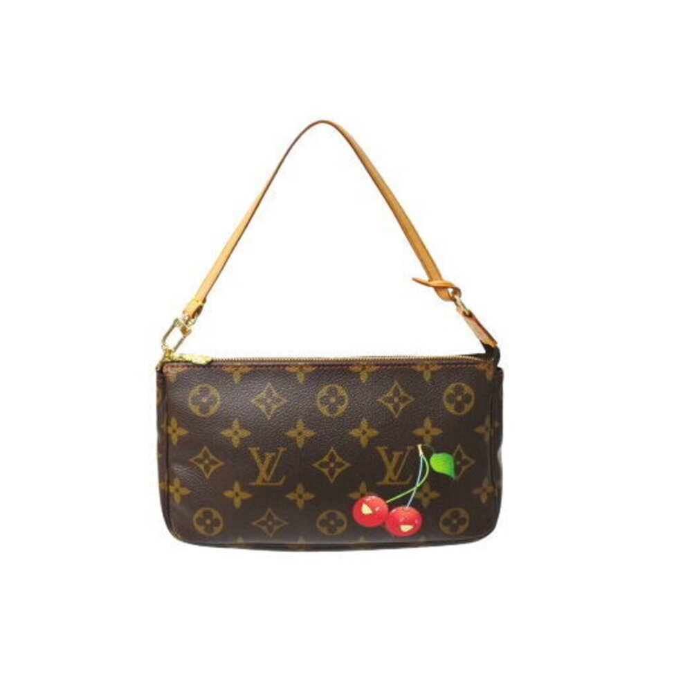 Louis Vuitton Takashi Murakami Cherry Red Accessoires Brown Logo